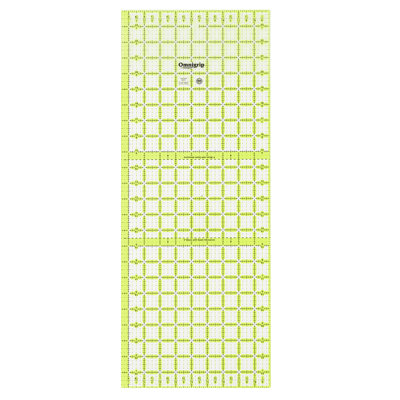 Omnigrip Neon Rectangle Ruler, 9-1/2" x 24"