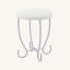 Coiffeuse avec miroir et tabouret rembourré Clouet Butterfly