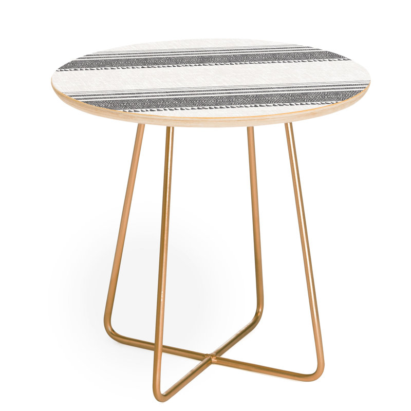 Table de bout ronde Bendte Holli Zollinger, Blanc / Gris