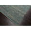Tapis oriental unique en laine noué à la main de 8 pi x 10 pi de style oriental turquoise / ivoire / bleu