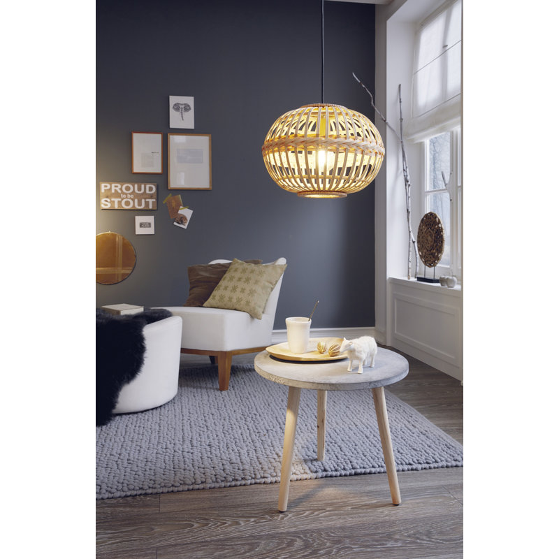 Ria 1 - Light Brown Single Pendant
