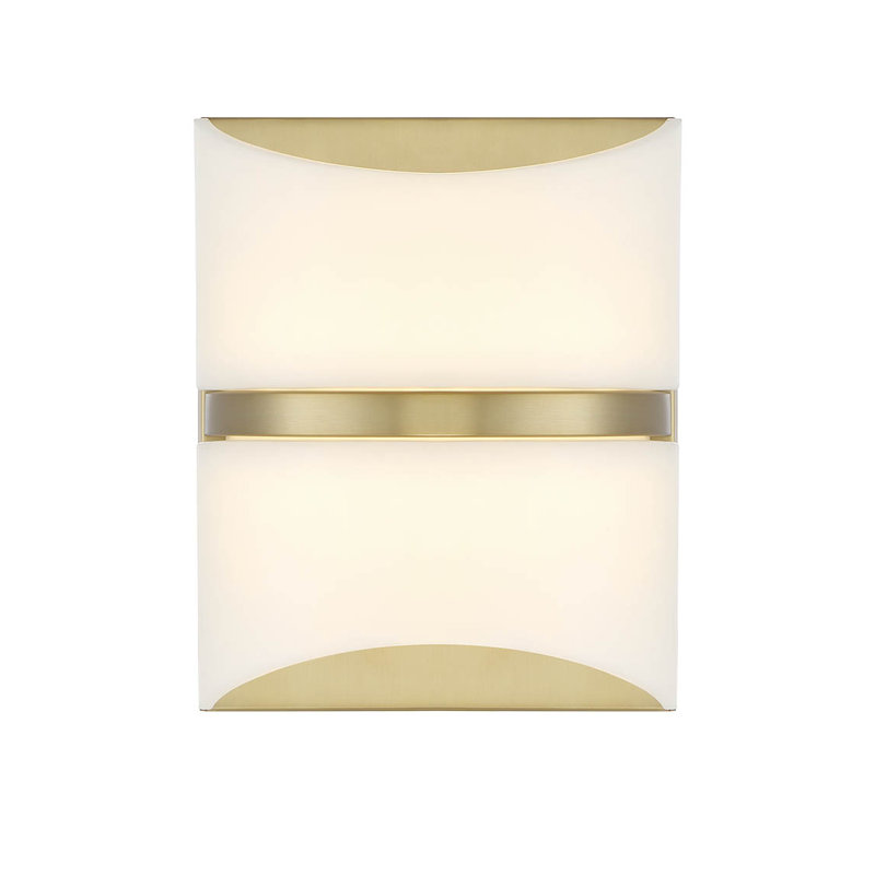 Reshad LED Flush Mounted Sconce, 10.5" H x 8.5" W