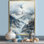 Minimalisme Groenland, horizon I sur toile