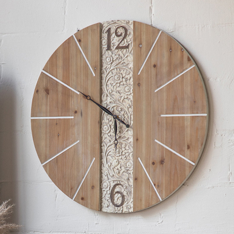 Décoration murale moderne en bois massif