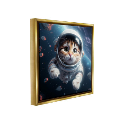 "Astronaut Cat In Space" par RB sur toile