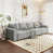 Gray Linen Blend
