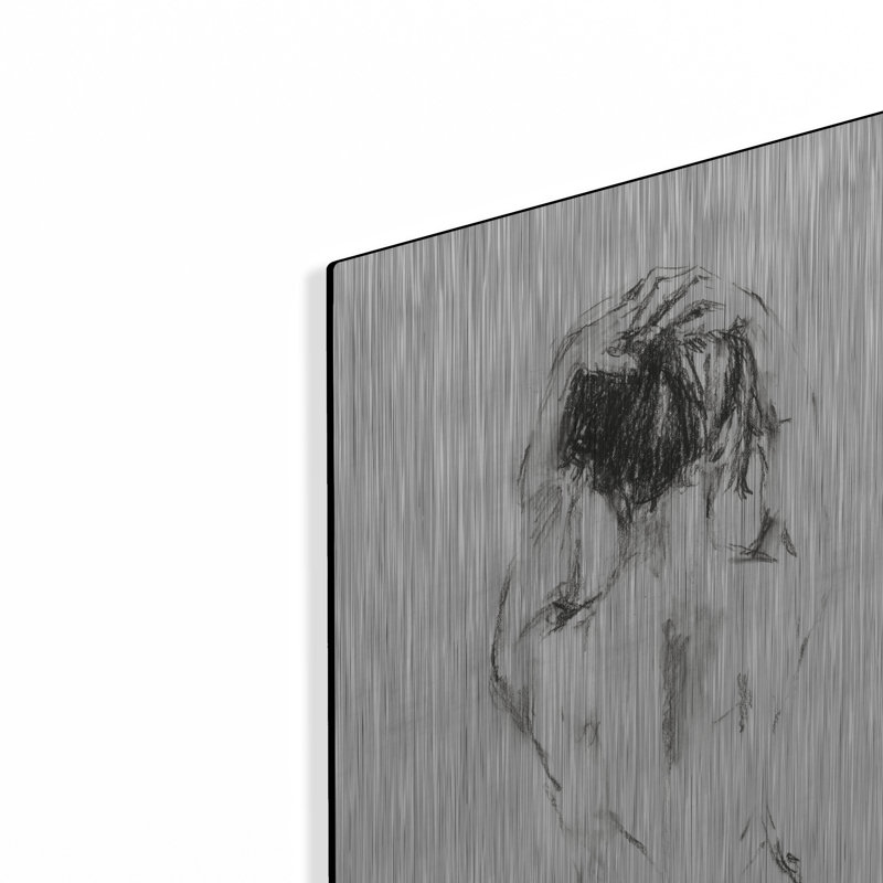 Art mural en métal «Back Study 2» par Ethan Harper, Winston Porter