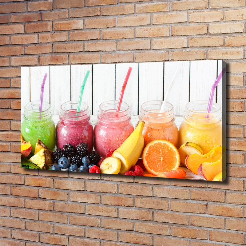 Fruit Cocktails - Wrapped Canvas Print
