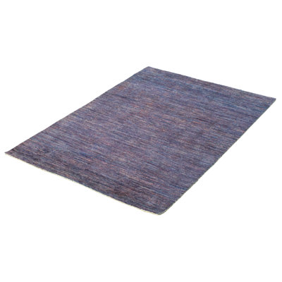 Tapis décoratif en laine de conception unique 4 pi x 6 pi 1 po Auguust noué à la main