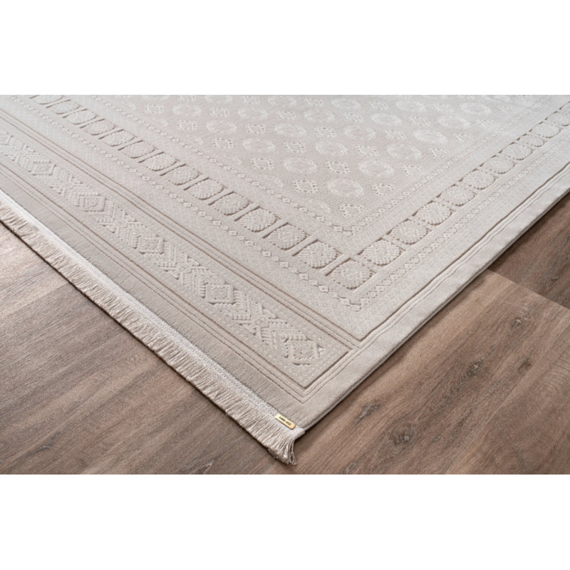 Teresia Cotton Southwestern Rug, Rectangle 5'3" x 7'6"