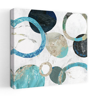 Rings II Abstract Geometric Modern Art