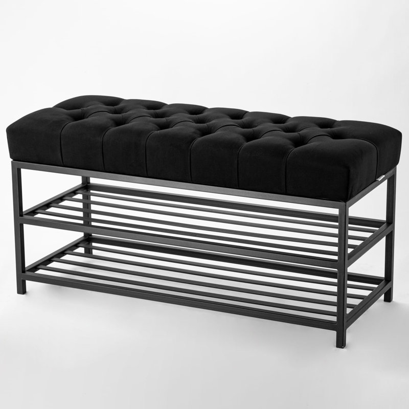 Avaeah Upholstered Storage Bench, 45cm H x 60 cm W x 40cm D
