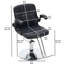 Fauteuil de coiffeur pivotant réglable avec pompe hydraulique