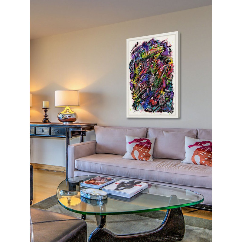 Sloane Kady - Single Picture Frame Painting, 61cm H x 41cm W x 3.81cm D