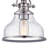 Grant 1-Light Brushed Nickel Semi-Flush Mount Light