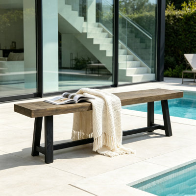 Outdoor Acacia Wood Bench