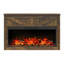 Wide Modern Farmhouse Mantel with Electric Fireplace-88293516