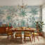 Cloudy Sky Wallpaper Elegant Chinoiserie Wall Mural-1834692883-1834693100