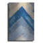 Ivy Bronx «Blue Zag II» par Erin Ashley, art mural en métal-844152821
