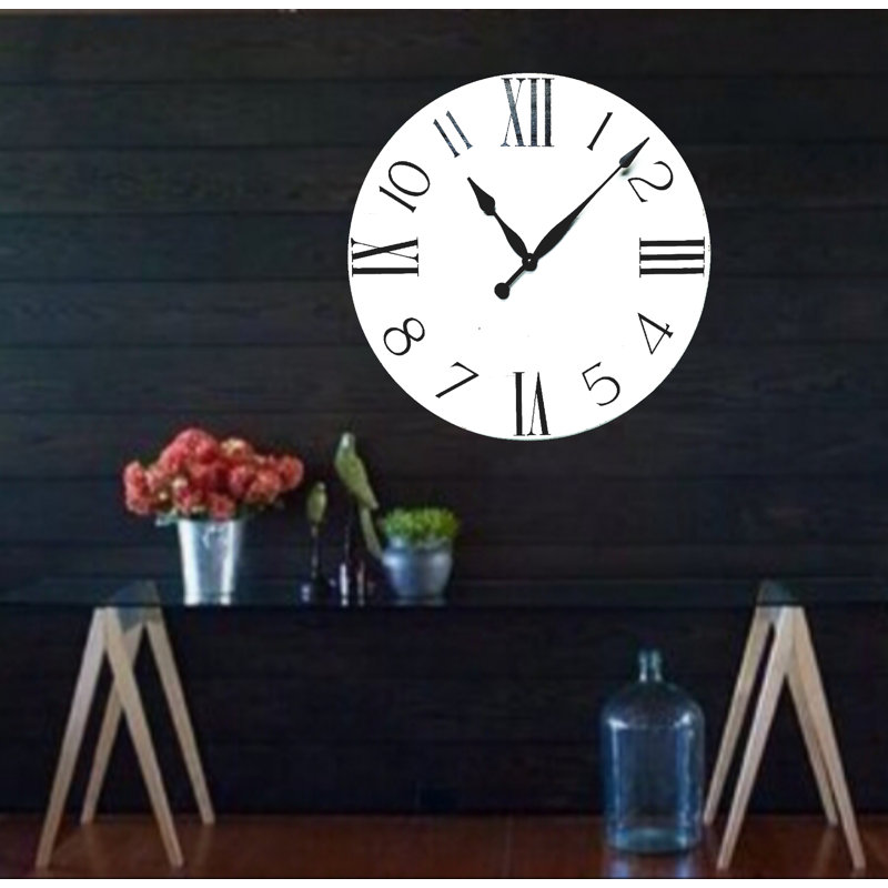 Trueblood Solid Wood Wall Clock, 30" H x 30" W x 2" D