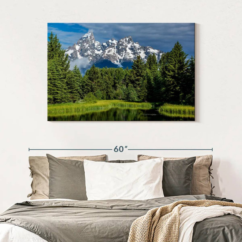 Paysage Alvord Grand Teton, H 32 po x l 48 po