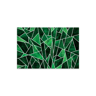 Shattered Emerald  No Frame Painting