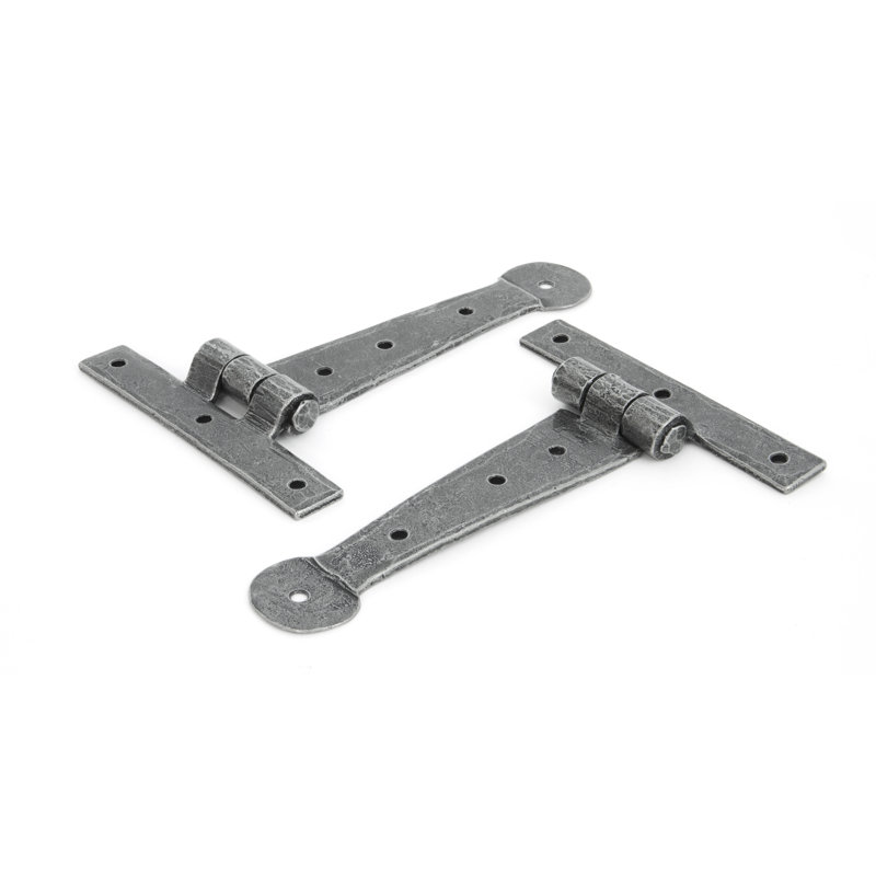 Penny End Door Accessory, 10.2cm H x 15.2cm W x 1.3cm D, Pewter Patina