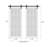 Planum Flush Wood Barn Doors with Installation Hardware Kit-48164182-48173718