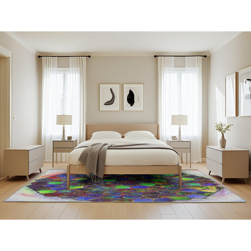 Tapis bleu, Rectangle 5 pi x 8 pi