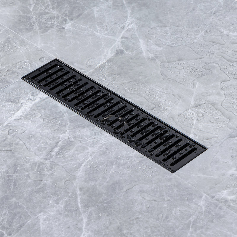 12'' W Linear Grid, Matte Black