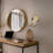 Metal Body Glass Cap Armed Wall Sconce-961762352