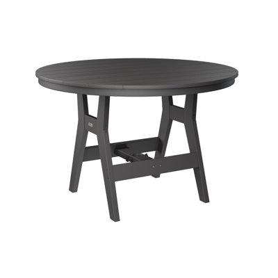 Berlin Gardens Harbor Natural Coastal Grey 48″ Round Bar Table