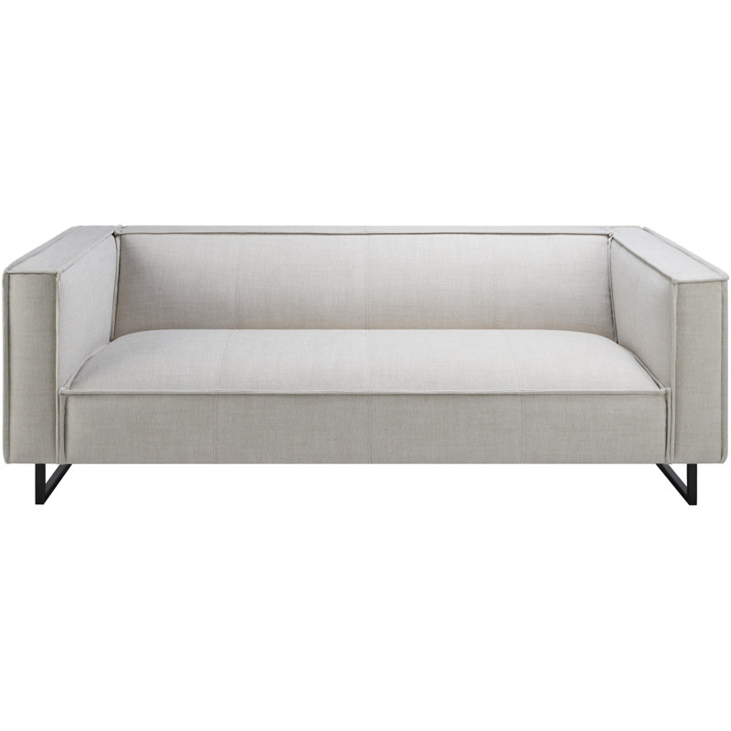 Aynsleigh Modern Sofa, Off-White Linen