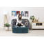 Gaudette 42cm Wide Velvet Oval Ottoman-656518145