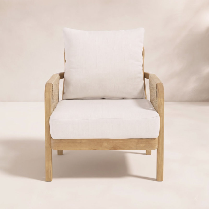 Rogers Teak & Hyacinth Chair