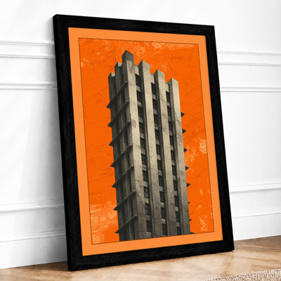 Modernist Tower Minimalist - Framed Print