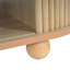 TABLE LATÉRALE DE RANGEMENT OVALE EN MDF