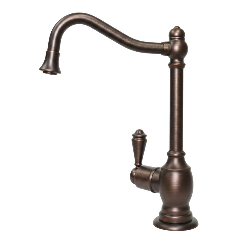 Whitehaus Collection Forever Hot Kitchen Faucet, Mahogany Bronze