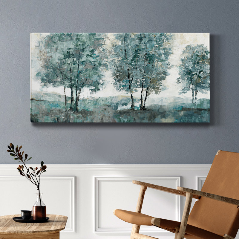 " Teal Sentinel ", 24" H x 12" W x 1" D