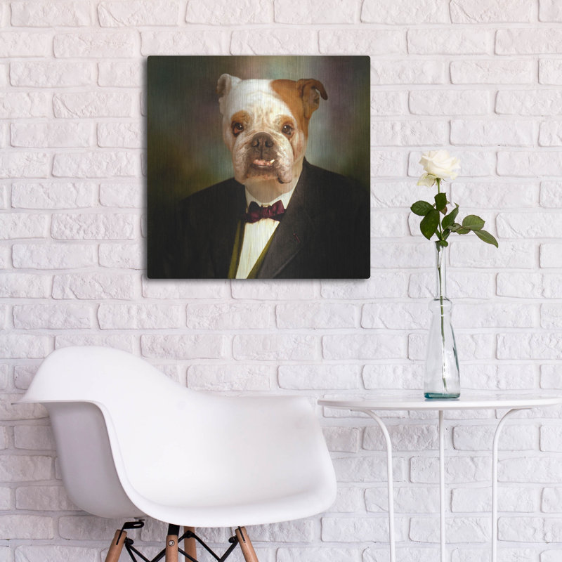 «The Sweet Grandpa» par Martine Roch, H 24 po x l 24 po