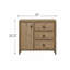 Commode d'appoint English Knotty Oak
