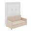 Grand lit escamotable avec coussin-121087764