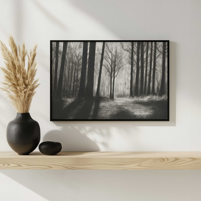 «Secret Tract I» par Michael Willett, reproduction d'art, H 12 po x l 18 po, Silver