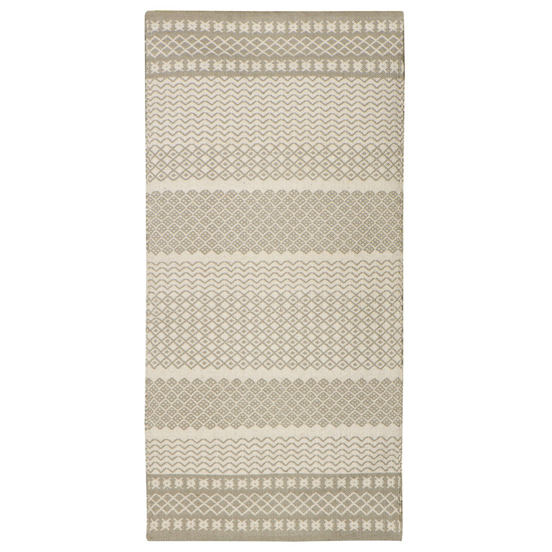 Delia cm Cotton Area Rug, Rectangle 55 x 110cm