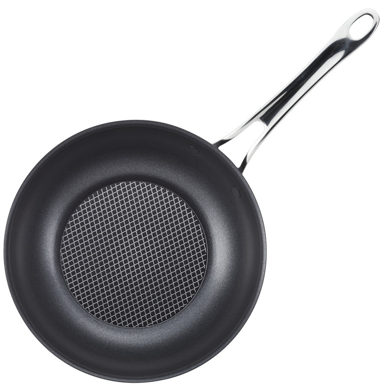Anolon X Hybrid Nonstick Induction Stir Fry / Wok With Lid, 10 Inch