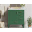 30 Inch Bathroom Vanity Set With Three Drawers, Soft Close Doors, And Long Gold Metal Handles - Ideal For Small Bathrooms