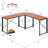 Foldable Modular L-Shaped Steel Writing Desk-691938118