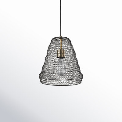 Rene Single Light Metal Pendant