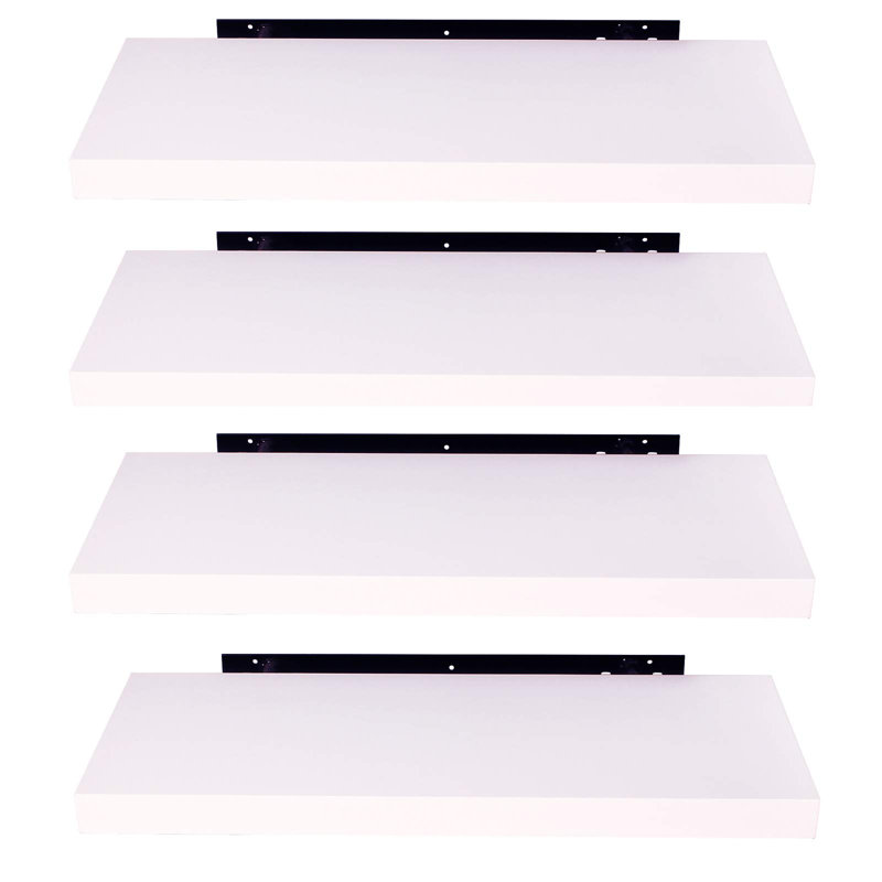 Geerts Picture Ledge Wall Shelf, White, 3.8cm H x 60cm W x 22.9cm D