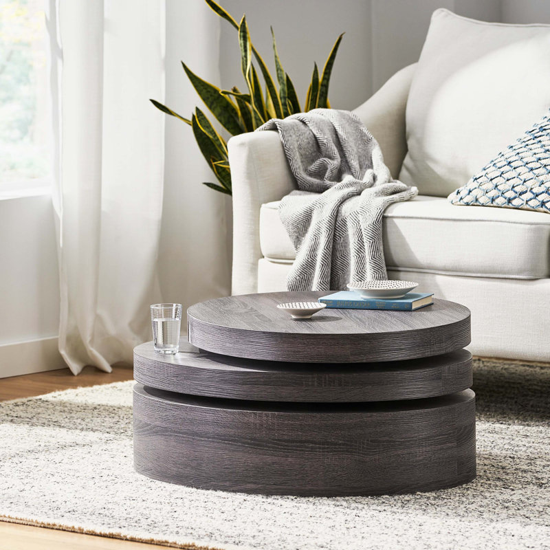 Table basse rotative moderne